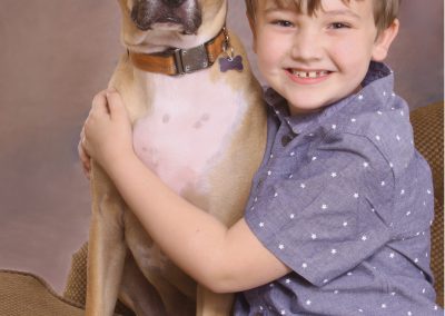 Boy and his Boxer dog Mix Breed - IMG_8474