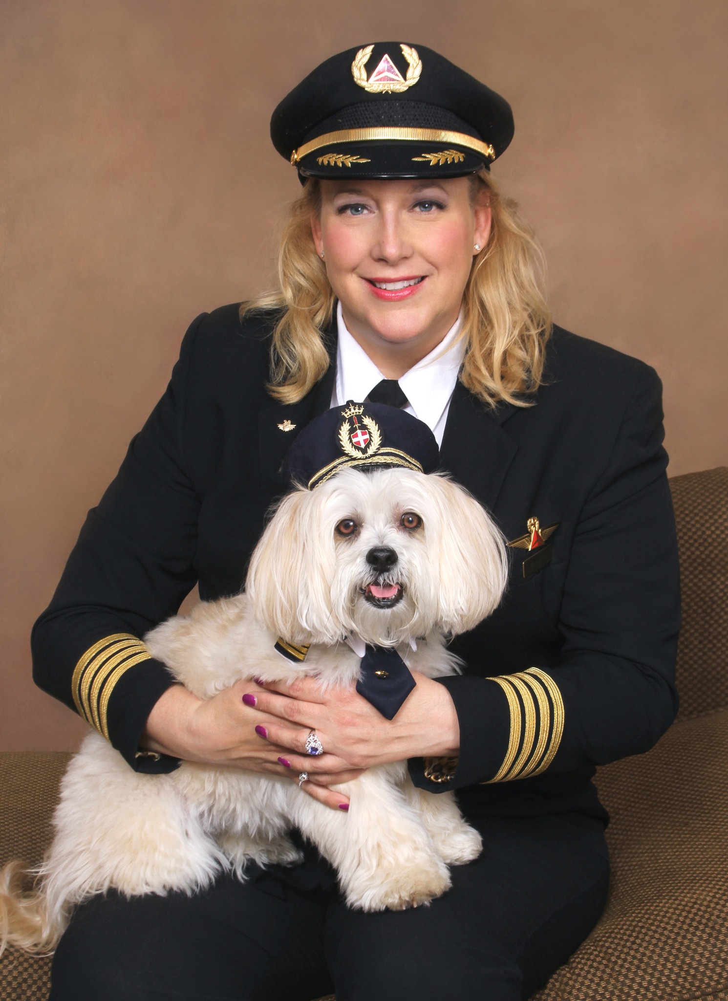 pilot and her dog
